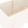 vidaXL Garden Raised Bed White 160x50x57 cm Solid Wood Pine