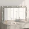 vidaXL Vanity Mirror with Mirror Concrete Grey 100 x 55 x 18 cm