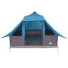 vidaXL Tipi Tent with Roof Blue 358 x 296 x 258 cm Taffeta
