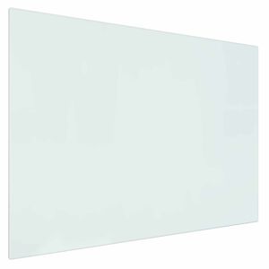 vidaXL Fireplace Glass Plate Transparent 80 x 60 cm Glass