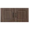 vidaXL Kitchen Wall Cabinet Brown Oak 80 x 31 x 40 cm Engineered Wood