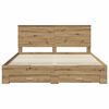 vidaXL Bed Frame with Drawer Artisan Oak 180 x 200 cm Engineered Wood