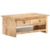 vidaXL Coffee Table 88x50x38 cm Rough Mango Wood
