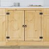 vidaXL Cabinet with Shelf Honey 80 x 46 x 81.5 cm Solid Pine Wood