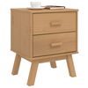 vidaXL Bedside Cabinet OLDEN Brown Solid Wood Pine