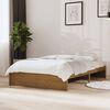 vidaXL Bed Frame without Mattress Honey Brown Solid Wood 120x200 cm