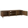 vidaXL TV Cabinet Brown Oak 140x40x35 cm Engineered Wood