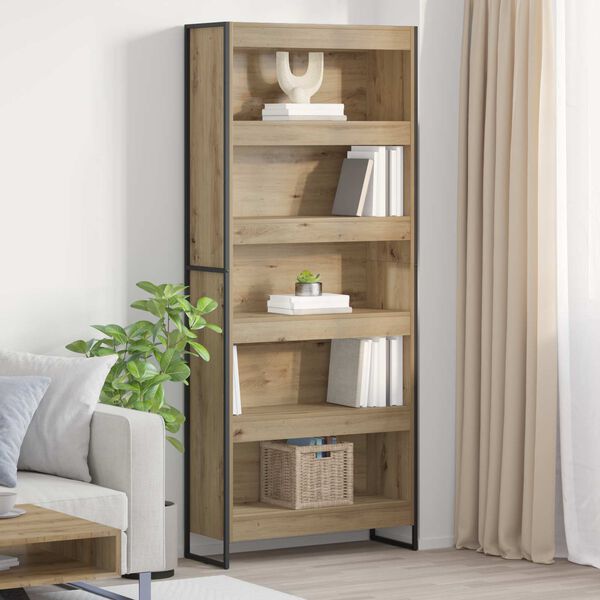 vidaXL Book Cabinet 2 pcs Artisian Oak 80 x 30 x 189.5 cm