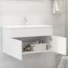 vidaXL Sink Cabinet White 90x38.5x46 cm Engineered Wood