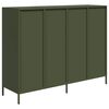 vidaXL Sideboard Olive Green 135x39x103.5 cm Cold-rolled Steel
