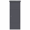 vidaXL Parcel Drop Box with Door Anthracite 44.5 x 29 x 110.5 cm Steel