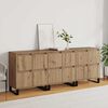 vidaXL Sideboard 3 pcs Artisan Oak 60 x 35 x 70 cm