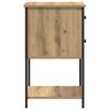 vidaXL Bedside Cabinet Artisan oak 32 x 42 x 70 cm Engineered wood