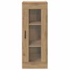 vidaXL Wall Mounted Cabinet Artisan Oak 34.5 x 34 x 90 cm