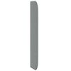 vidaXL Headboard Ear Light grey 80 x 16 x 4 cm Fabric
