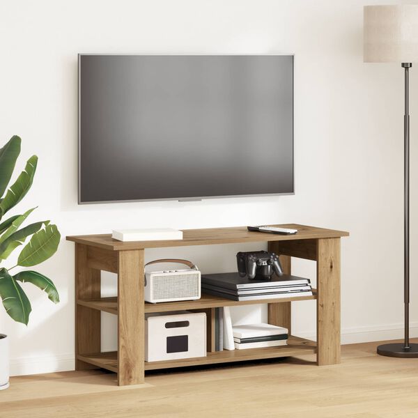 vidaXL TV stand Artisan Oak 100 x 40 x 50 cm