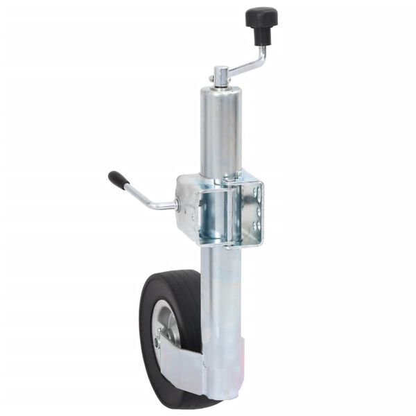vidaXL Trailer Jack Wheel with Split Clamp 60 mm Galvanised Steel
