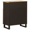 vidaXL Side Cabinet with Door Brown 60 x 33.5 x 75 cm Solid Mango Wood