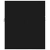 vidaXL Bathroom Furniture Set Black Engineered Wood