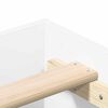 vidaXL Bed Frame No Mattress White 90x200 cm Engineered Wood