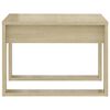 vidaXL Side Table Sonoma Oak 50x50x35 cm Engineered Wood