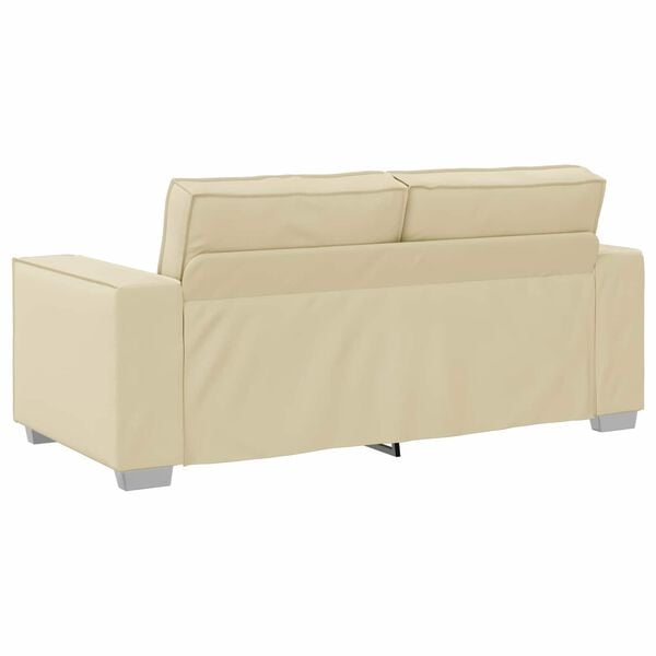 vidaXL Sofa Cream 180 x 78 x 84 cm Fabric
