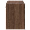 vidaXL Garage Wall Cabinets 2 pcs Brown Oak Engineered Wood