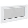 vidaXL Basement Window "RISOR" 120x60 cm Tilt&Turn DIN Left White
