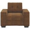 vidaXL Sofa Brown 100 x 80 x 80 cm Fabric