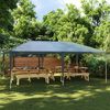 vidaXL Professional Party Tent 4x6 m Green 90 g/m²