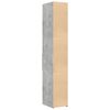 vidaXL Highboard Concrete Grey 30x42.5x185 cm Engineered Wood