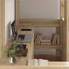 vidaXL Loft Bed Frame with Desk with Storage Sonoma Oak 98.5 x 200 cm