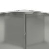 vidaXL Planter Silver 90 x 90 x 50 cm Galvanised Steel