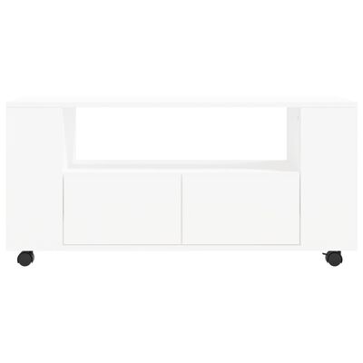 vidaXL TV Cabinet White 102x34.5x43 cm Engineered Wood