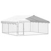 vidaXL Outdoor Dog Kennel with Roof 300x300x150 cm
