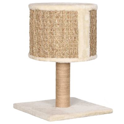 vidaXL Cat Tree with Condo and Scratching Post 52 cm Seagrass