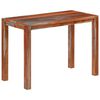 vidaXL Dining Table 110x50x76 cm Solid Wood Acacia