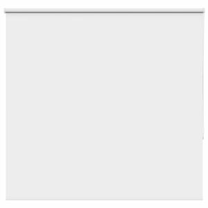 vidaXL Roller Blind Blackout White 150x150 cm Fabric Width 146.6 cm Polyester