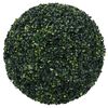 vidaXL Artificial Boxwood Balls with LED Lights 2 pcs Green 52 cm