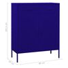 vidaXL Storage Cabinet Navy Blue 80x35x101.5 cm Steel