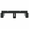 vidaXL Ceiling Spotlight Black 38 x 6.5 x 11.5 cm Steel