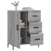 vidaXL Sideboard Grey Sonoma 69.5x34x90 cm Engineered Wood