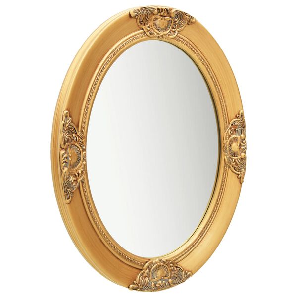 vidaXL Wall Mirror Baroque Style 50x60 cm Gold