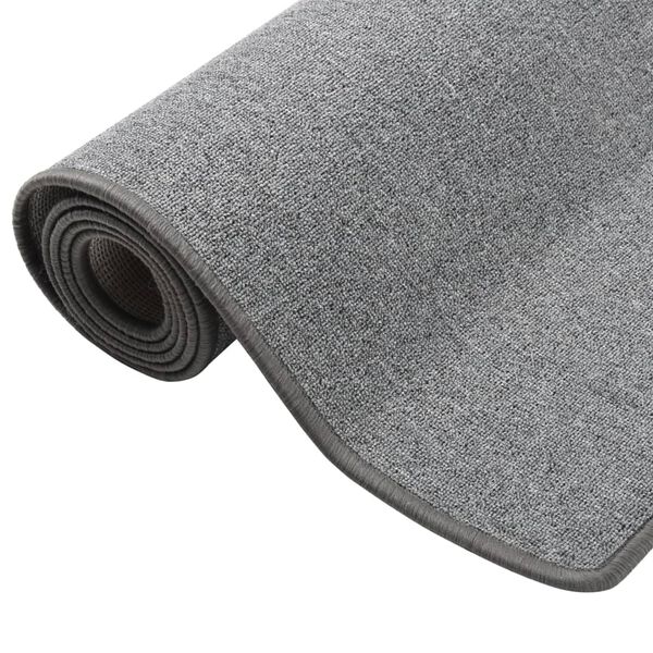 vidaXL Carpet Runner Dark Grey 80x200 cm