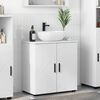 vidaXL Bathroom Cabinet White 61 x 35 x 64 cm Engineered wood & Metal