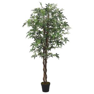vidaXL Artificial Maple Tree 224 Leaves 80 cm Green