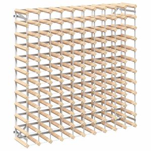 vidaXL Wine Rack for 120 Bottles Solid Pinewood