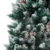 vidaXL Artificial Christmas Tree with LEDs&Ball Set&Pinecones 210 cm