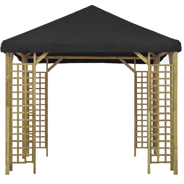 vidaXL Gazebo 3x3 m Anthracite