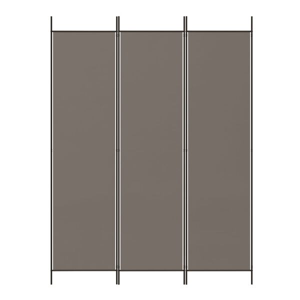 vidaXL 3-Panel Room Divider Anthracite 150x220 cm Fabric